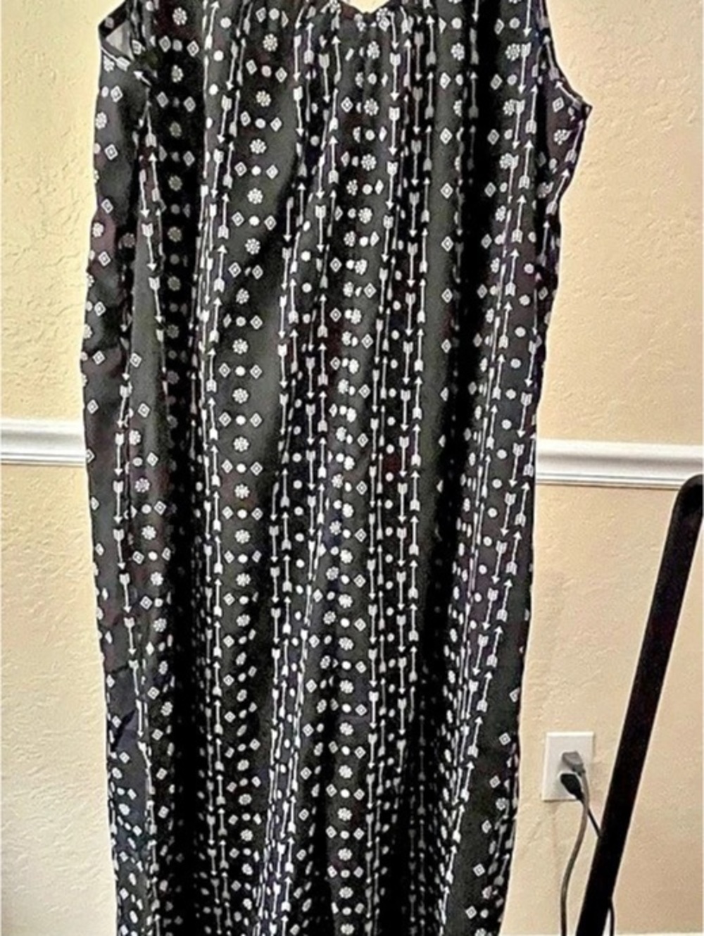 Black & White Printed Jumpsuit